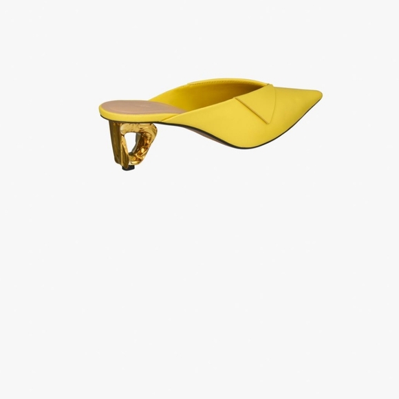 BNWT! Zara metal heeled mules limited edition - Picture 10 of 11